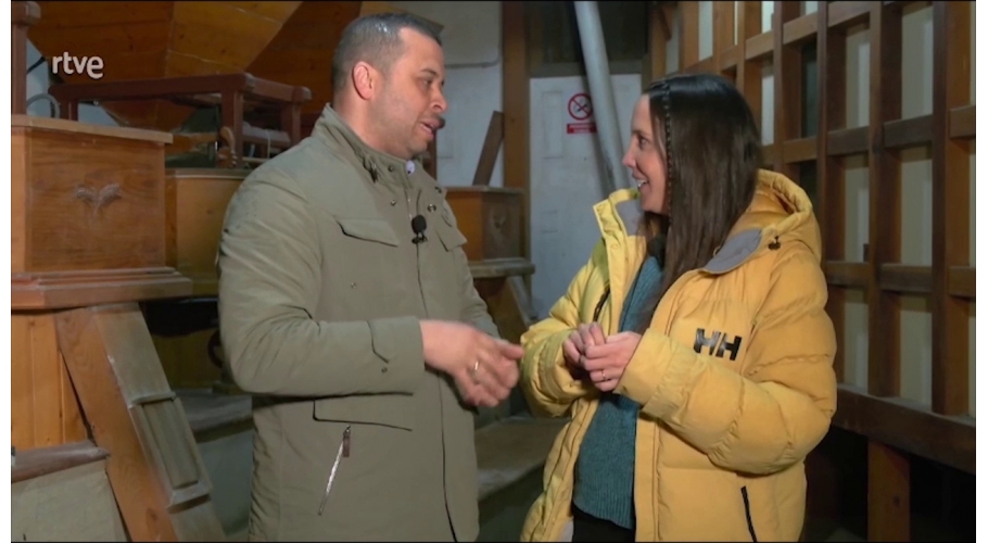 O Muiño de Cuiña en program de TVE1 "Aquí la Tierra"